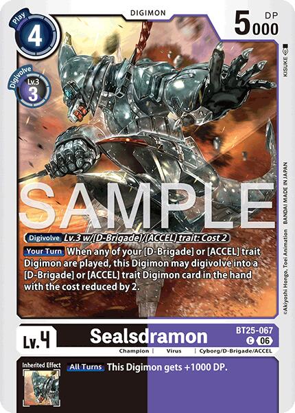 Sealsdramon [BT25-067] [Dual Revolution] | Devastation Store