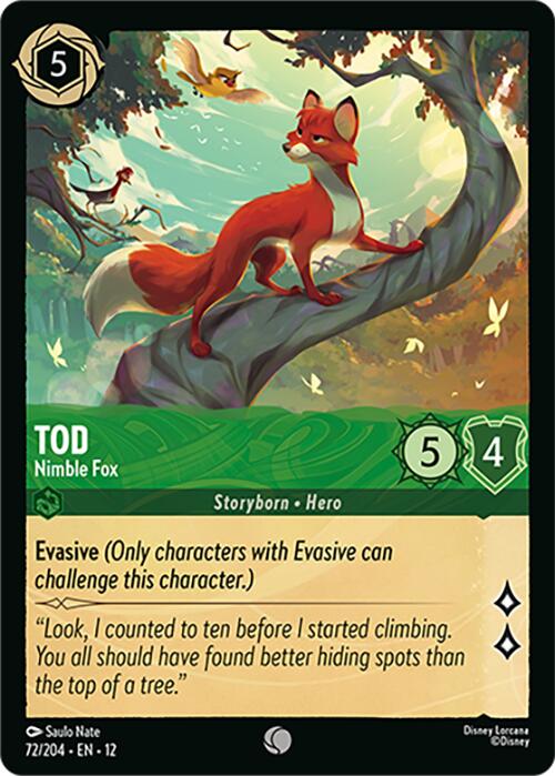Tod - Nimble Fox (72/204) [Wilds Unknown] | Devastation Store