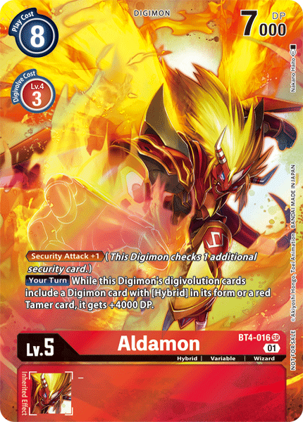 Aldamon [BT4-016] (1-Year Anniversary Box Topper) [Promotional Cards] | Devastation Store