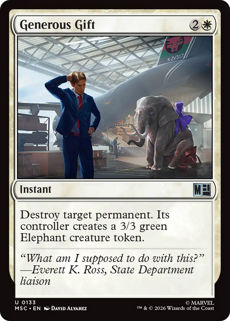 Generous Gift (Surge Foil) [Marvel Super Heroes Commander] | Devastation Store
