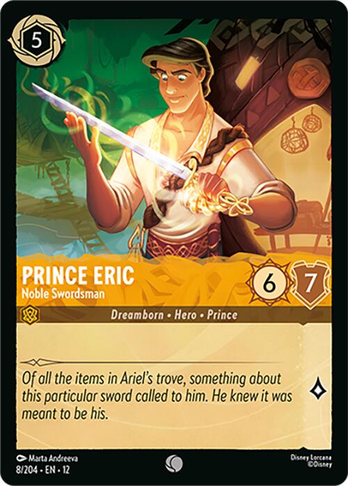 Prince Eric - Noble Swordsman (8/204) [Wilds Unknown] | Devastation Store