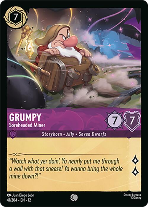 Grumpy - Soreheaded Miner (41/204) [Wilds Unknown] | Devastation Store