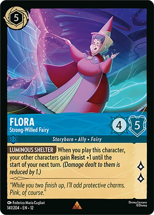 Flora - Strong-Willed Fairy (141/204) [Wilds Unknown] | Devastation Store