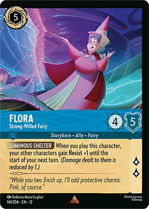 Flora - Strong-Willed Fairy (Foil) (141/204) [Wilds Unknown] | Devastation Store