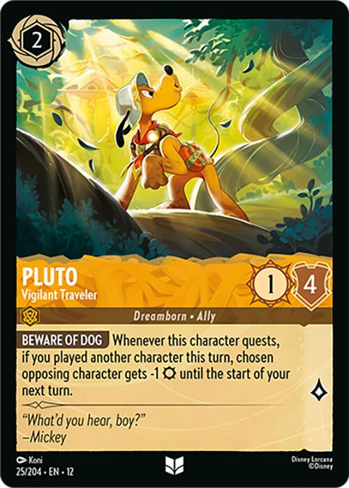 Pluto - Vigilant Traveler (25/204) [Wilds Unknown] | Devastation Store
