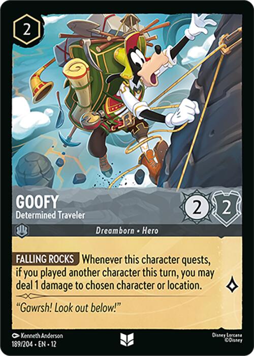 Goofy - Determined Traveler (189/204) [Wilds Unknown] | Devastation Store