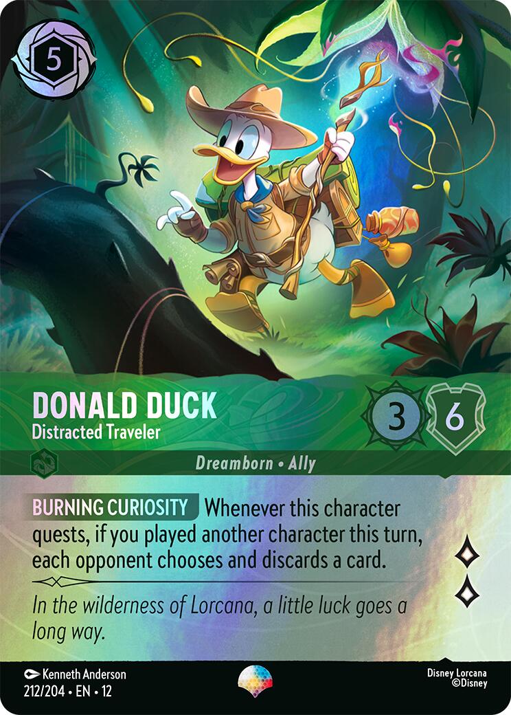 Donald Duck - Distracted Traveler (Epic) (212/204) [Wilds Unknown] | Devastation Store