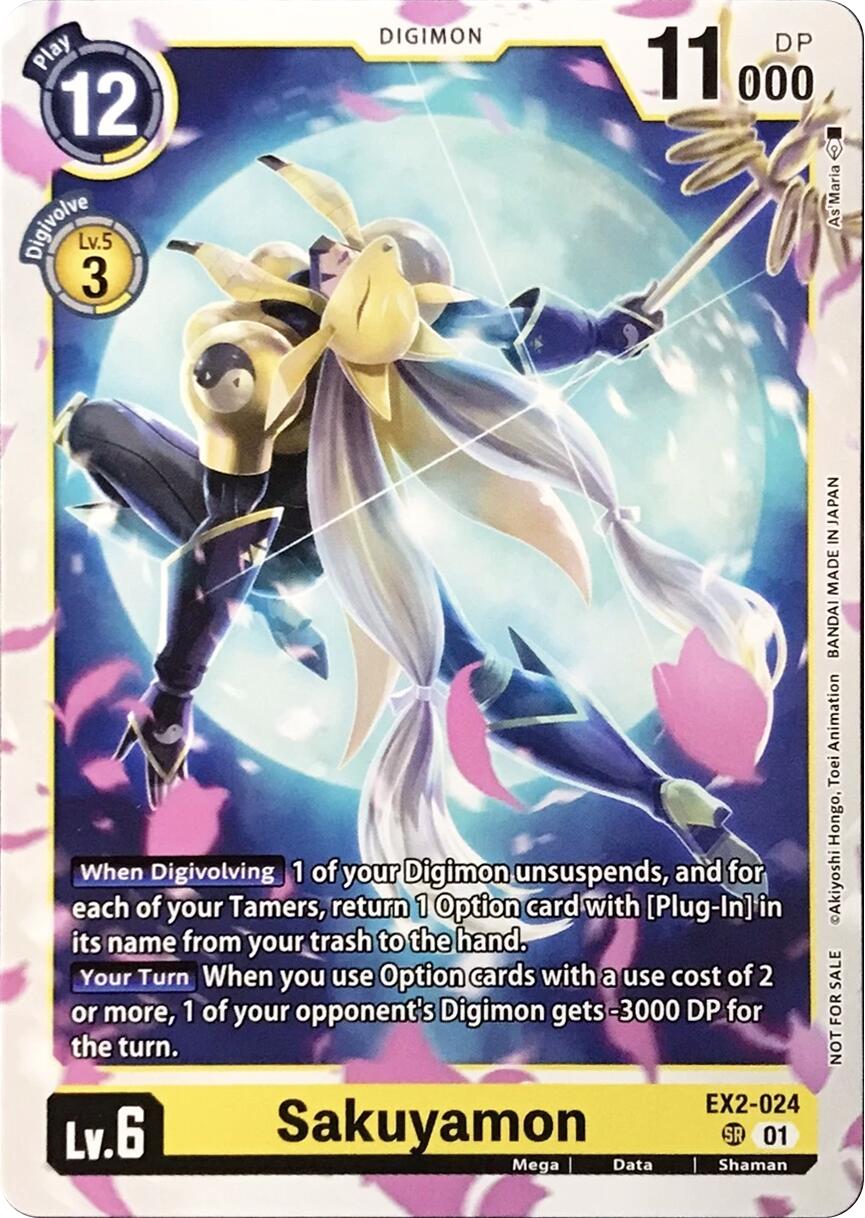 Sakuyamon [EX2-024] (Demo Deck Exclusive) [Digimon Demo Deck Exclusive Cards] | Devastation Store