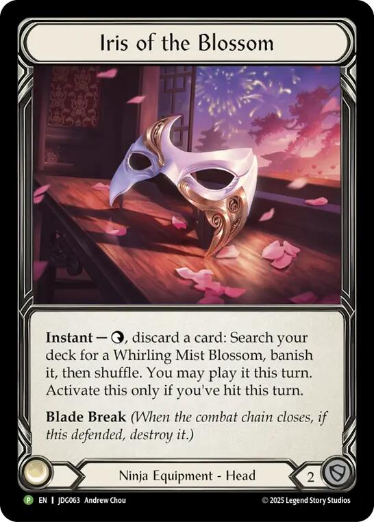 Iris of the Blossom [JDG063] (Promo)  Cold Foil | Devastation Store
