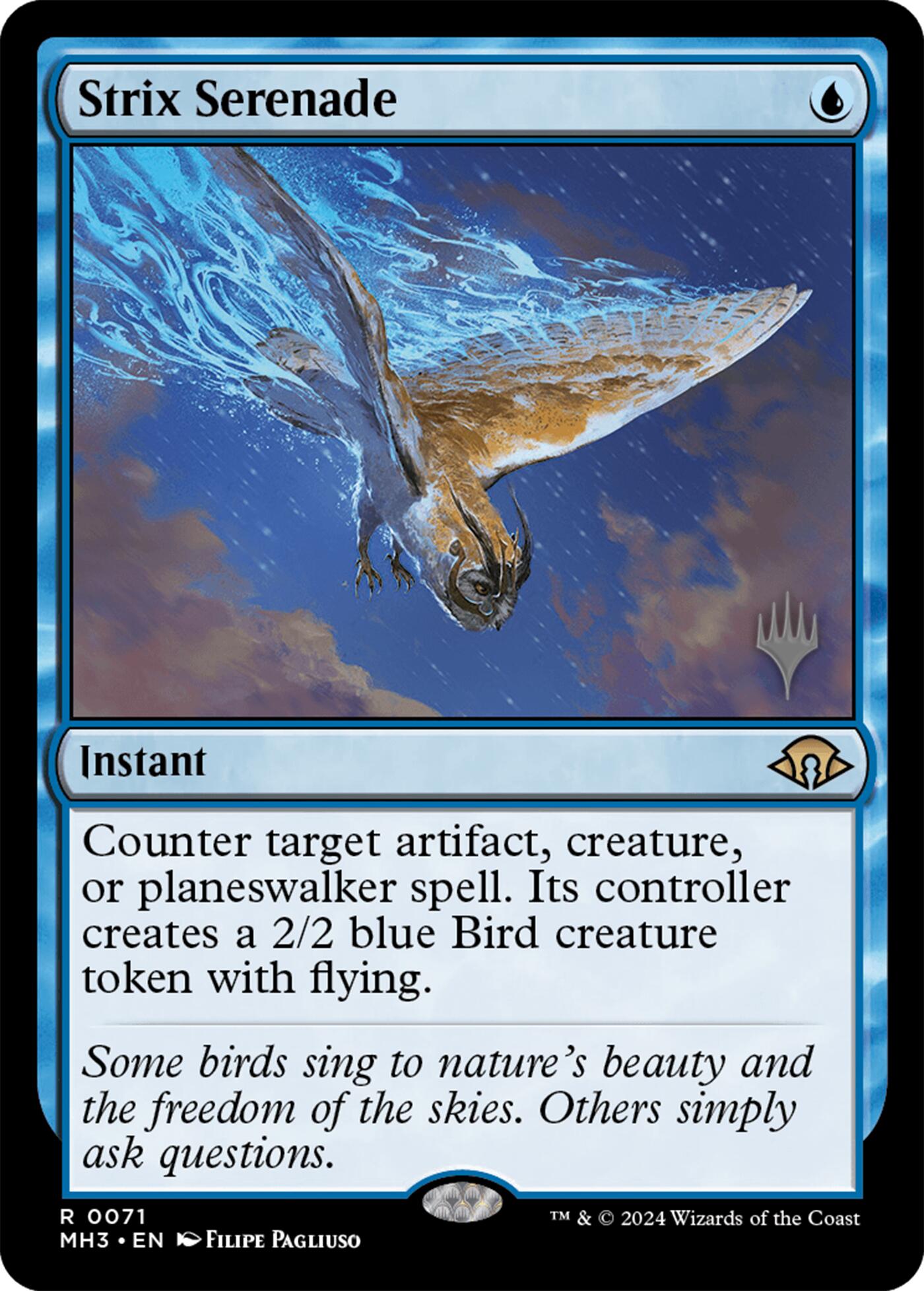 Strix Serenade [Modern Horizons 3 Promos] | Devastation Store