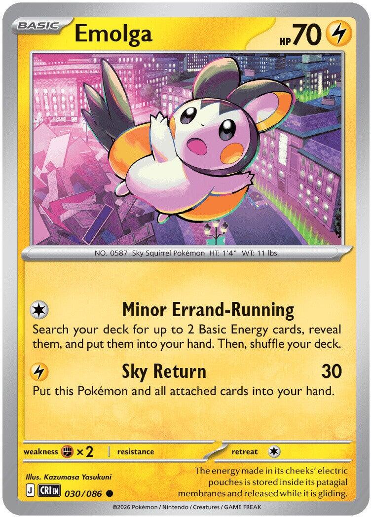 Emolga (030/086) [Mega Evolution: Chaos Rising] | Devastation Store