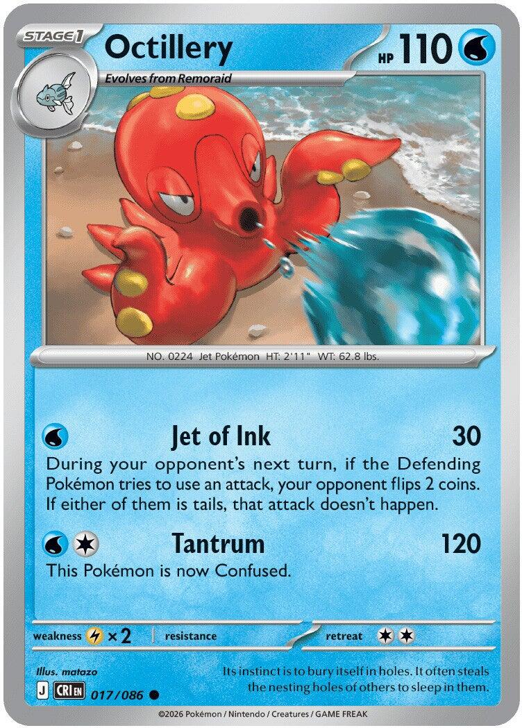 Octillery (017/086) [Mega Evolution: Chaos Rising] | Devastation Store