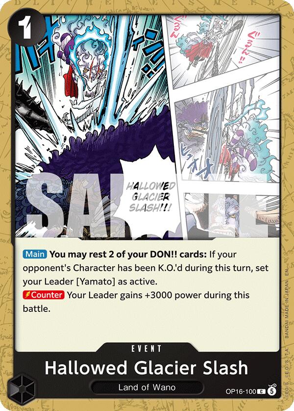 Hallowed Glacier Slash [The Time of Battle] | Devastation Store