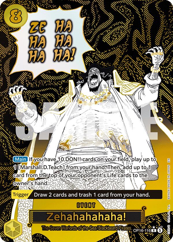 Zehahahahaha! (Alternate Art) [The Time of Battle] | Devastation Store