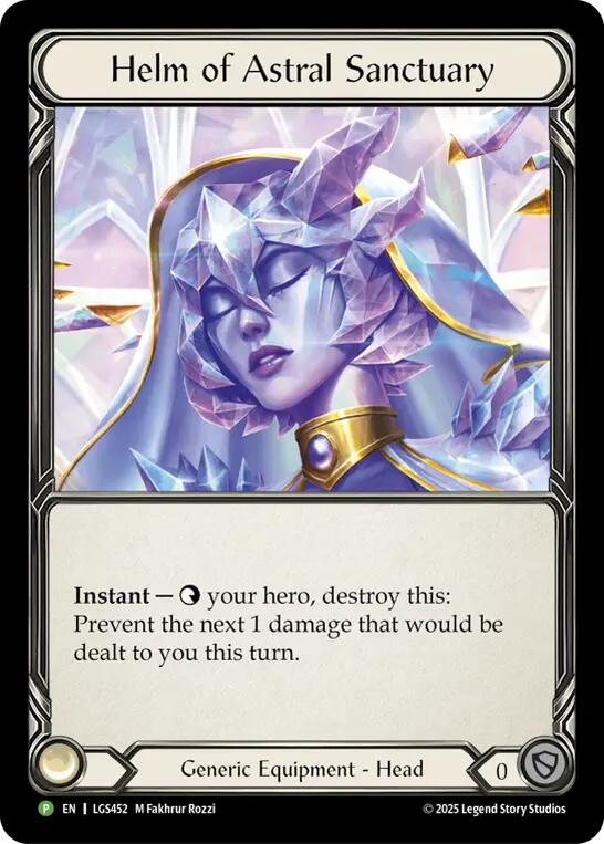 Helm Of Astral Sanctuary [LGS452] (Promo)  Cold Foil | Devastation Store
