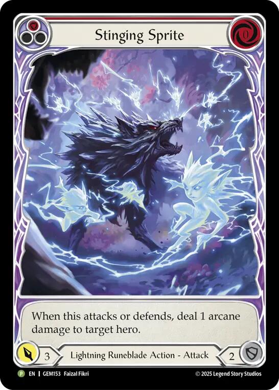 Stinging Sprite (Red) [GEM153] (Gem Pack 5)  Rainbow Foil | Devastation Store