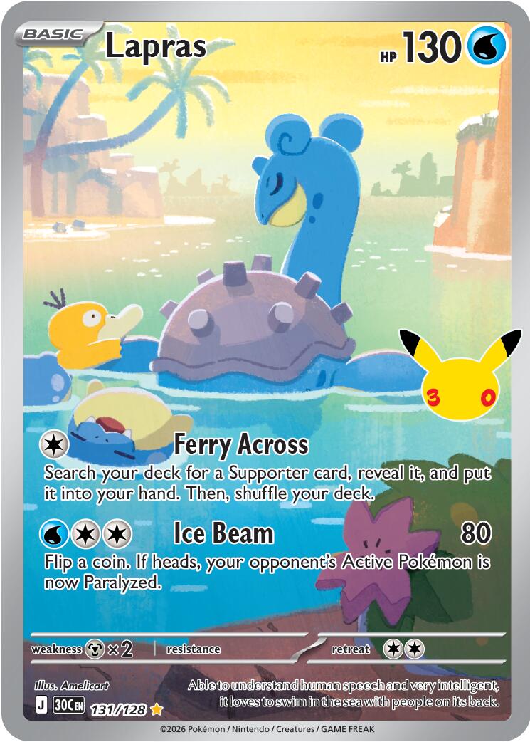 Lapras (131/128) [Mega Evolution: 30th Celebration] | Devastation Store