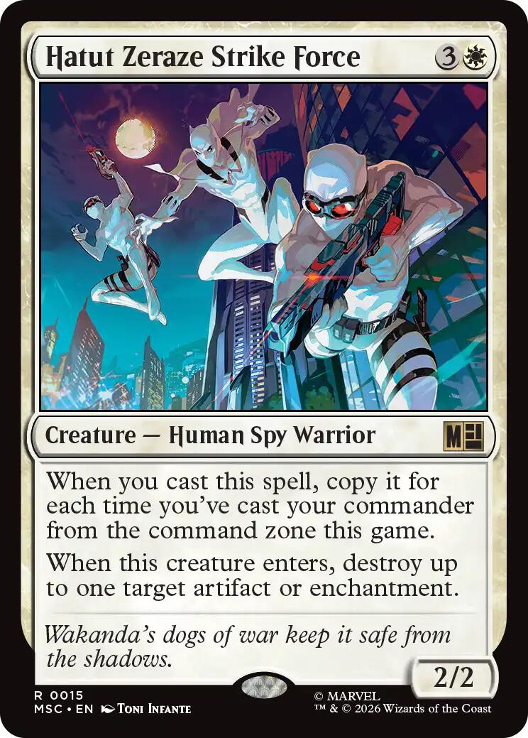 Hatut Zeraze Strike Force (Surge Foil) [Marvel Super Heroes Commander] | Devastation Store