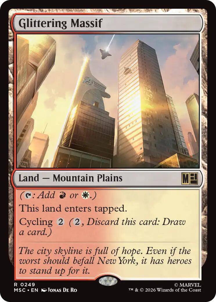 Glittering Massif (Surge Foil) [Marvel Super Heroes Commander] | Devastation Store