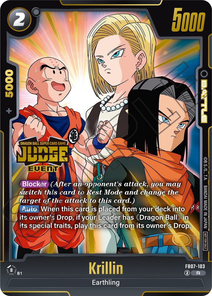 Krillin (Judge Pack 05 - Event Judge) [Fusion World Tournament Cards] | Devastation Store