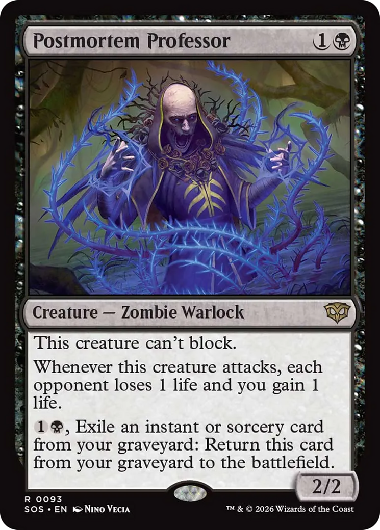 Postmortem Professor [Secrets of Strixhaven] | Devastation Store