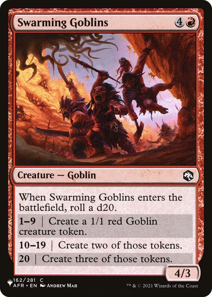 Swarming Goblins [The List Reprints] | Devastation Store