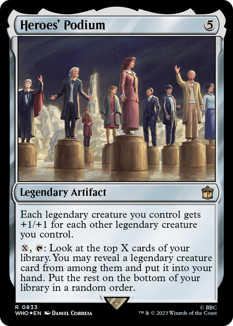 Heroes' Podium (Surge Foil) [Doctor Who] | Devastation Store