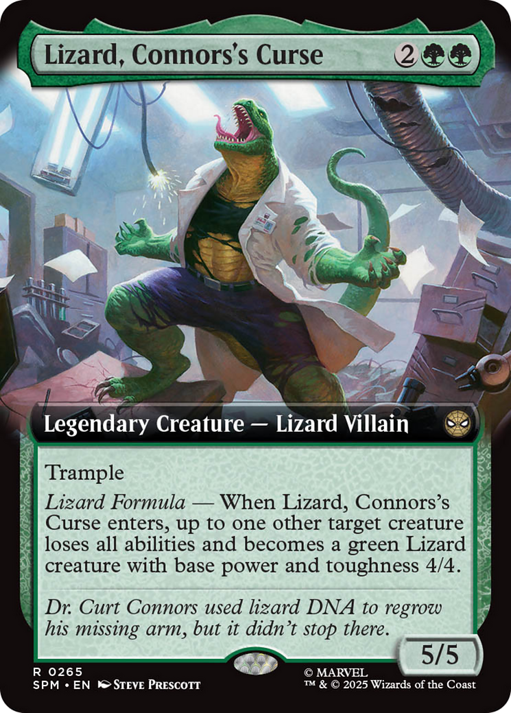 Lizard, Connors's Curse (Extended Art) [Marvel's Spider-Man] | Devastation Store