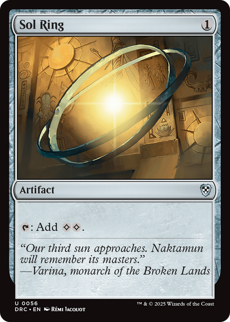 Sol Ring [Aetherdrift Commander] | Devastation Store