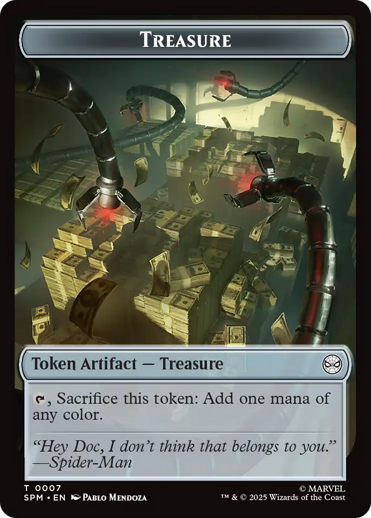 Human Citizen // Treasure Double-Sided Token [Marvel's Spider-Man Tokens] | Devastation Store