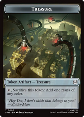 Human Citizen // Treasure Double-Sided Token [Marvel's Spider-Man Tokens] | Devastation Store