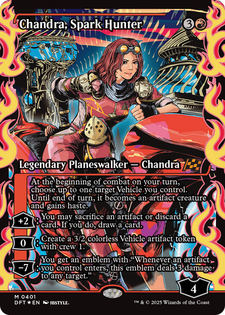 Chandra, Spark Hunter (Showcase) [Aetherdrift] | Devastation Store