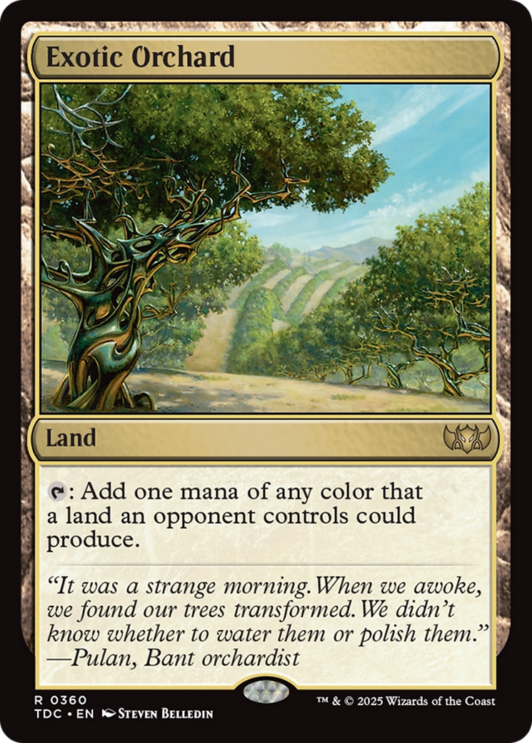 Exotic Orchard [Tarkir: Dragonstorm Commander] | Devastation Store