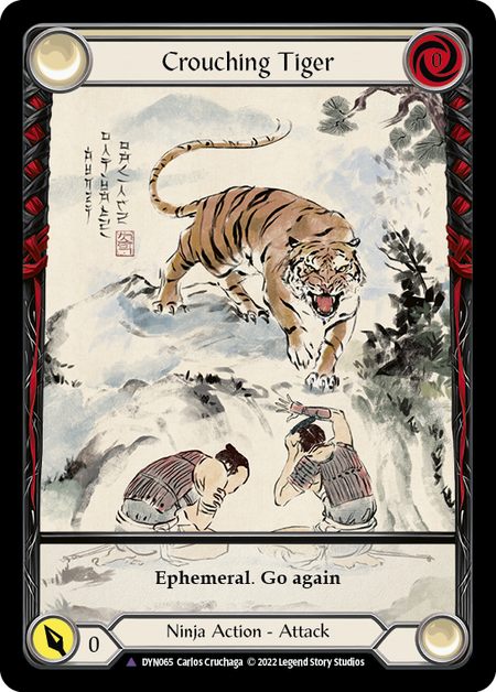 Crouching Tiger (Marvel) [DYN065] (Dynasty)  Cold Foil | Devastation Store