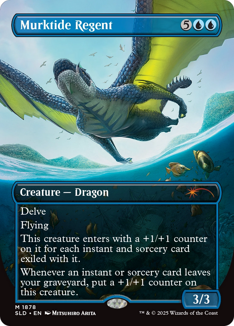 Murktide Regent (Rainbow Foil) [Secret Lair Drop Series] | Devastation Store