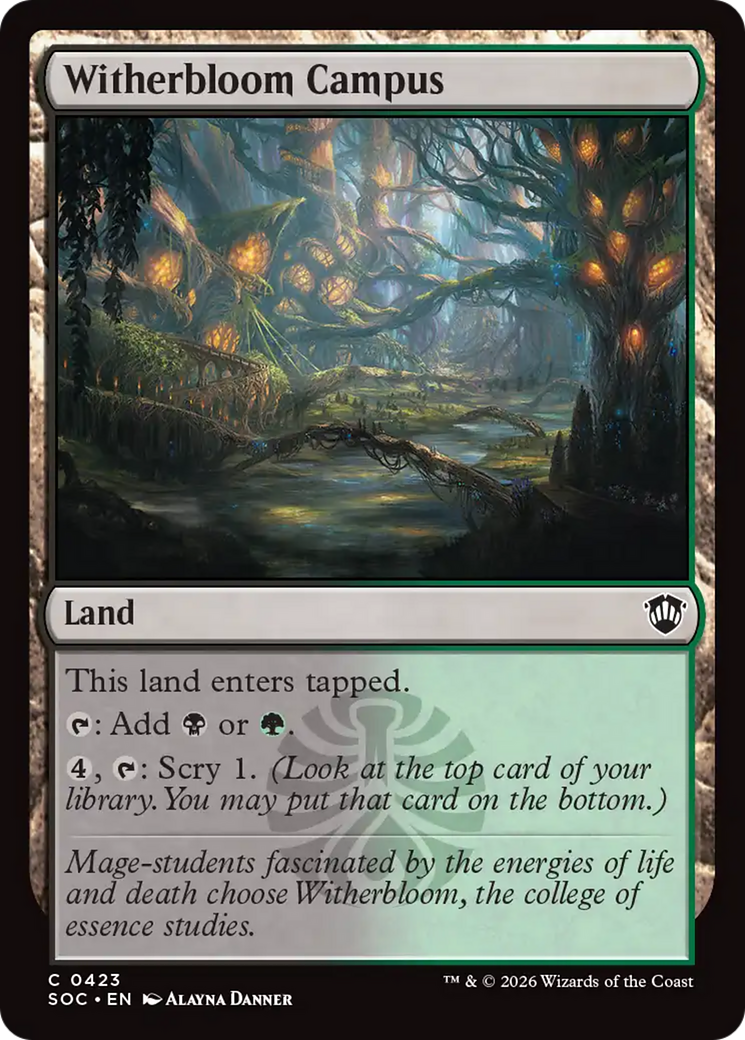 Witherbloom Campus [Secrets of Strixhaven Commander] | Devastation Store