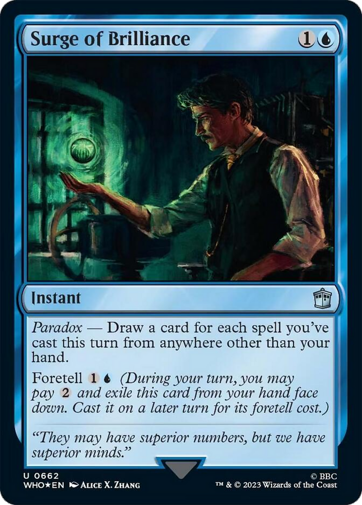 Surge of Brilliance (Surge Foil) [Doctor Who] | Devastation Store