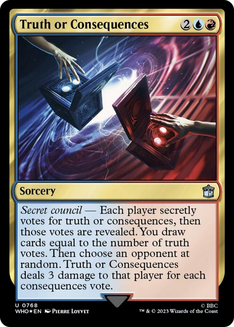 Truth or Consequences (Surge Foil) [Doctor Who] | Devastation Store
