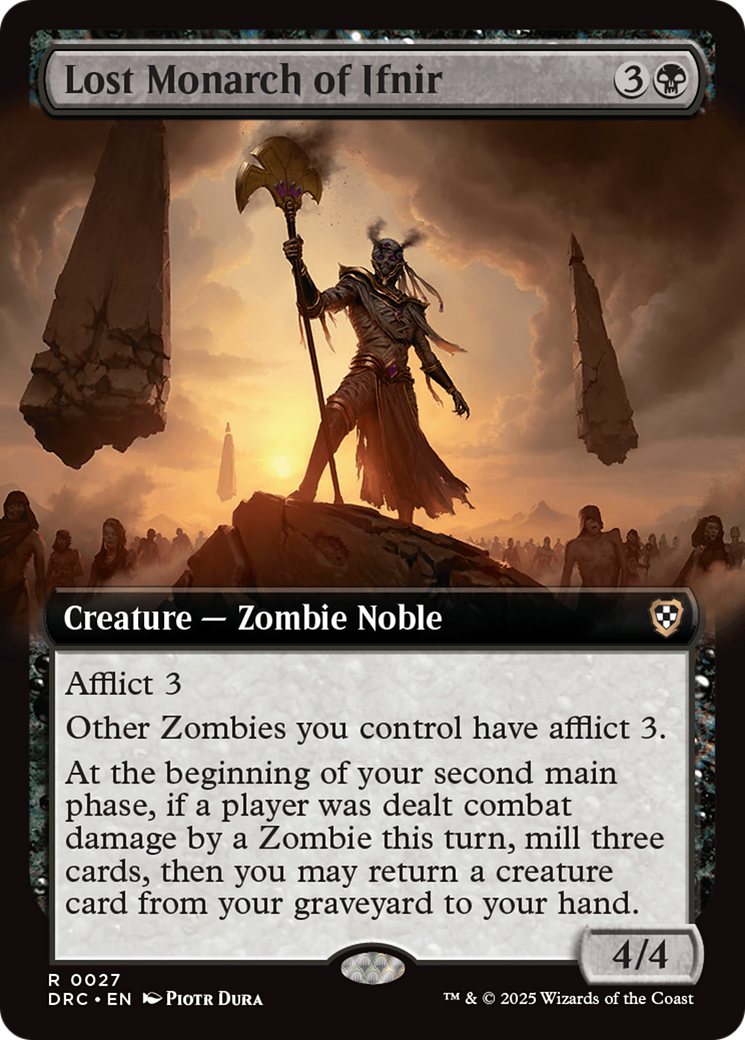 Lost Monarch of Ifnir (Extended Art) [Aetherdrift Commander] | Devastation Store