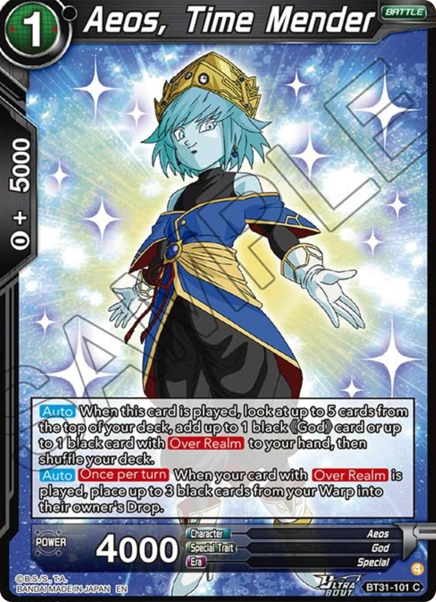 Aeos, Time Mender (BT31-101) [Impact Beyond Dimensions] | Devastation Store