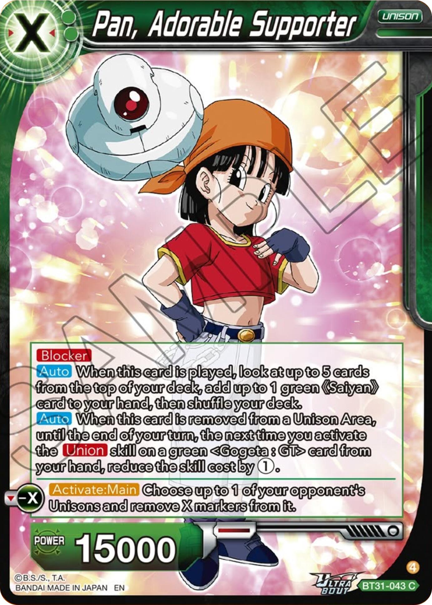 Pan, Adorable Supporter (BT31-043) [Impact Beyond Dimensions] | Devastation Store