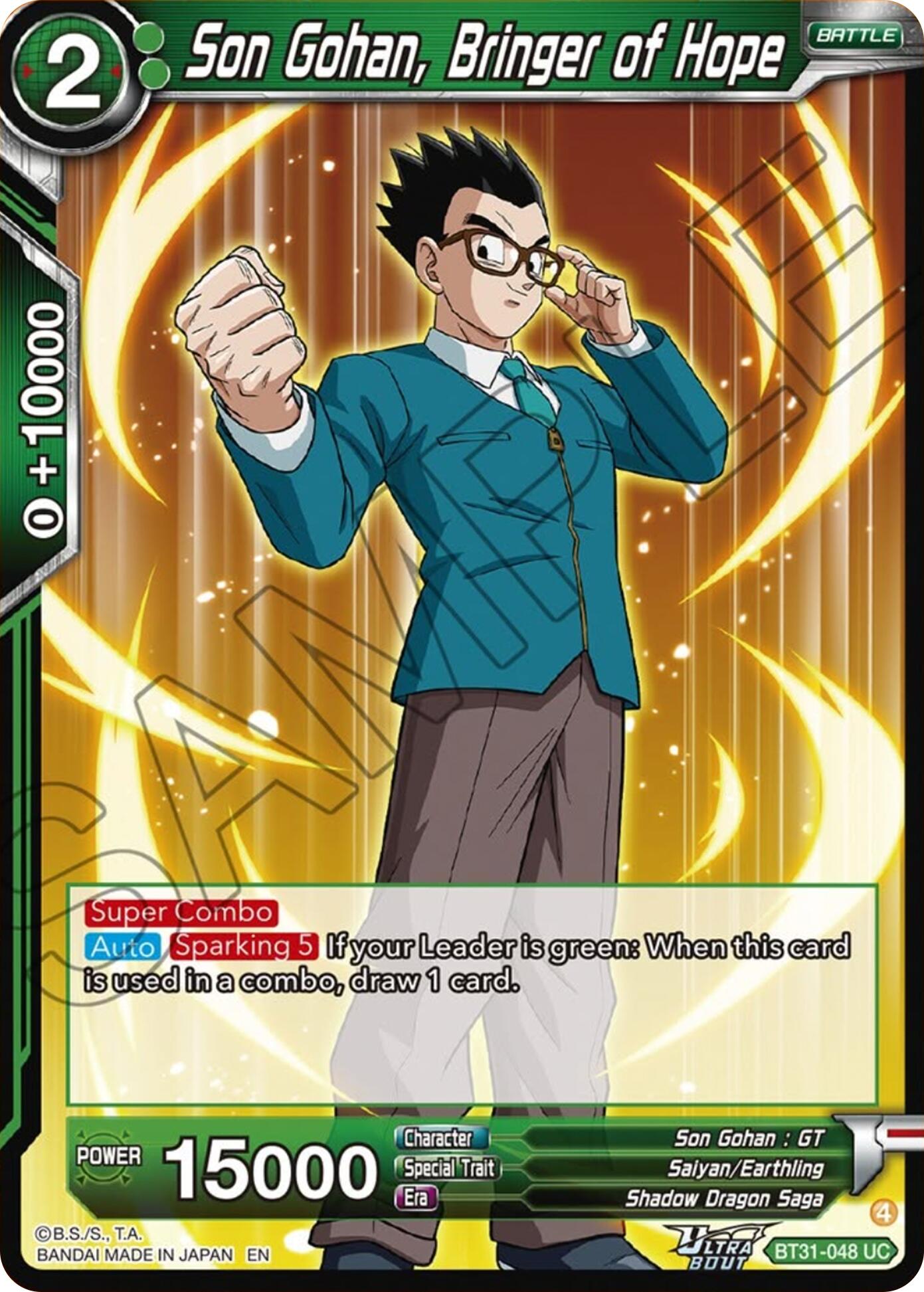 Son Gohan, Bringer of Hope (BT31-048) [Impact Beyond Dimensions] | Devastation Store