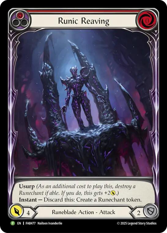 Runic Reaving [FAB477] (Promo)  Rainbow Foil | Devastation Store
