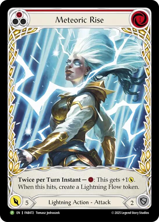 Meteoric Rise [FAB472] (Promo)  Rainbow Foil | Devastation Store