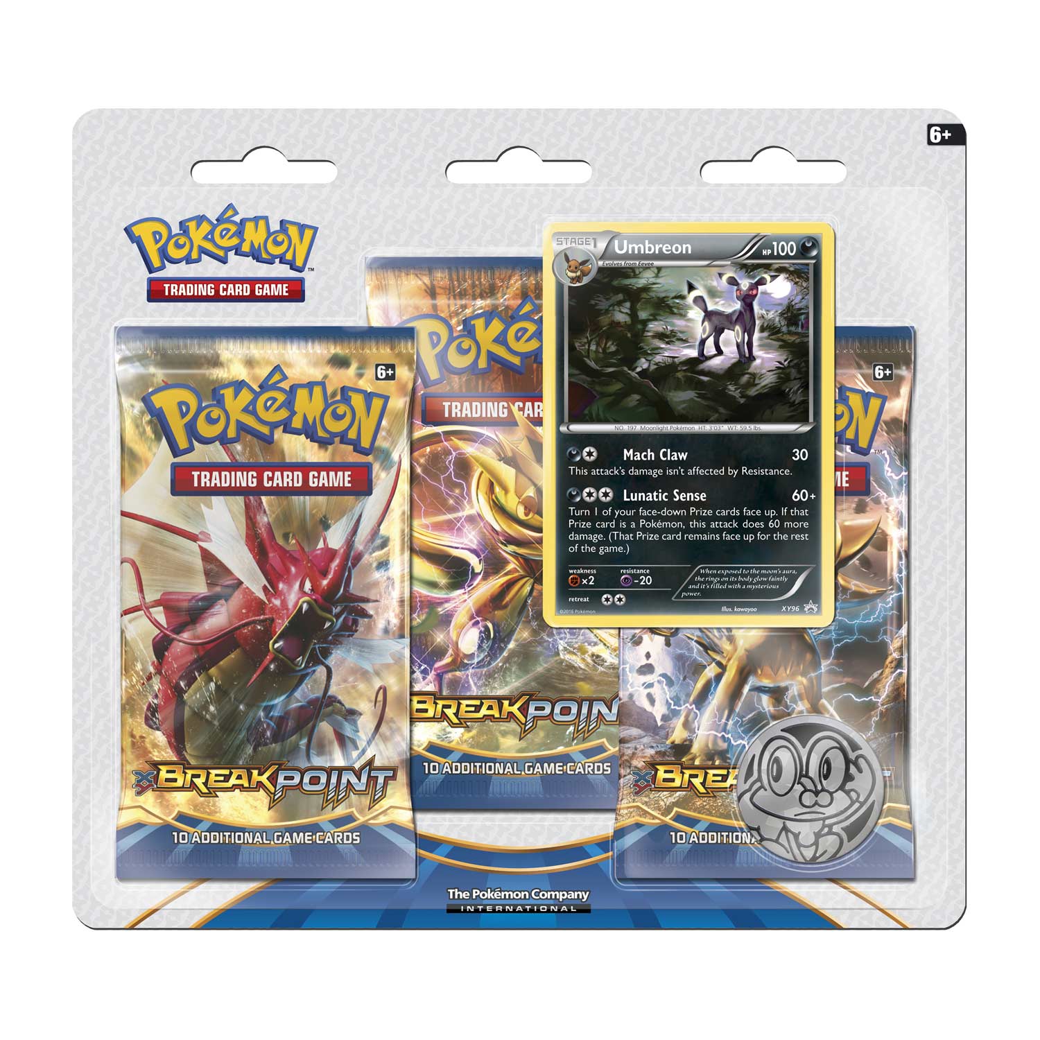 XY: BREAKpoint - 3-Pack Blister (Umbreon) | Devastation Store