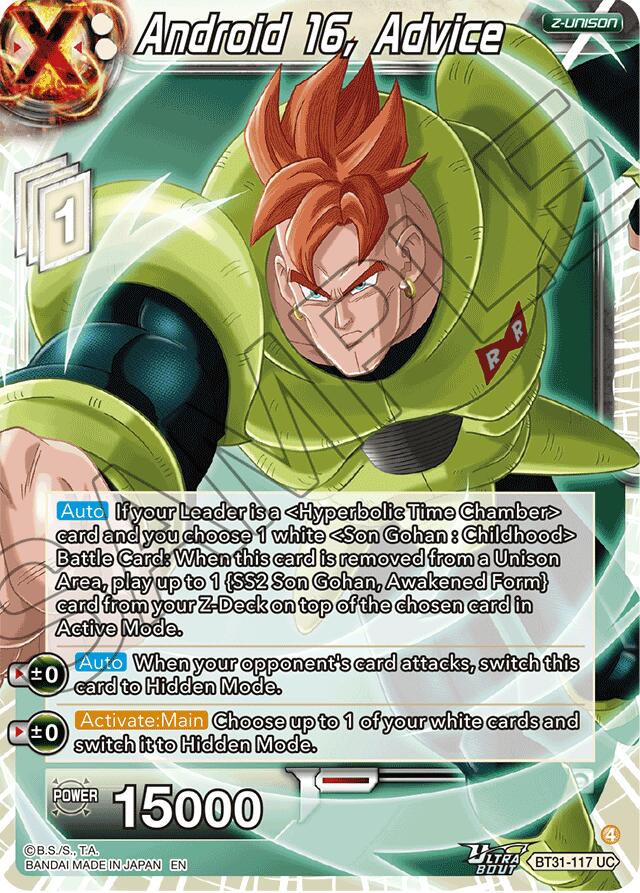Android 16, Advice (BT31-117) [Impact Beyond Dimensions] | Devastation Store