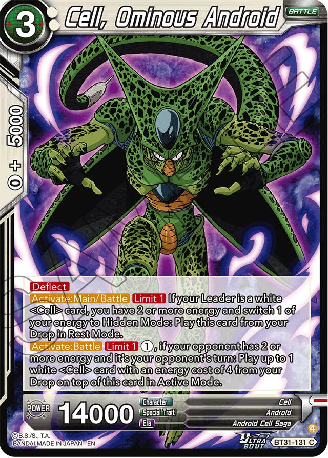 Cell, Ominous Android (BT31-131) [Impact Beyond Dimensions] | Devastation Store
