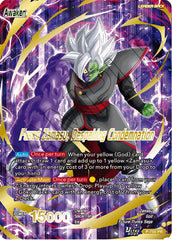 Fused Zamasu // Fused Zamasu, Despairing Condemnation (Gold Stamped) (P-755) [Promotion Cards] | Devastation Store