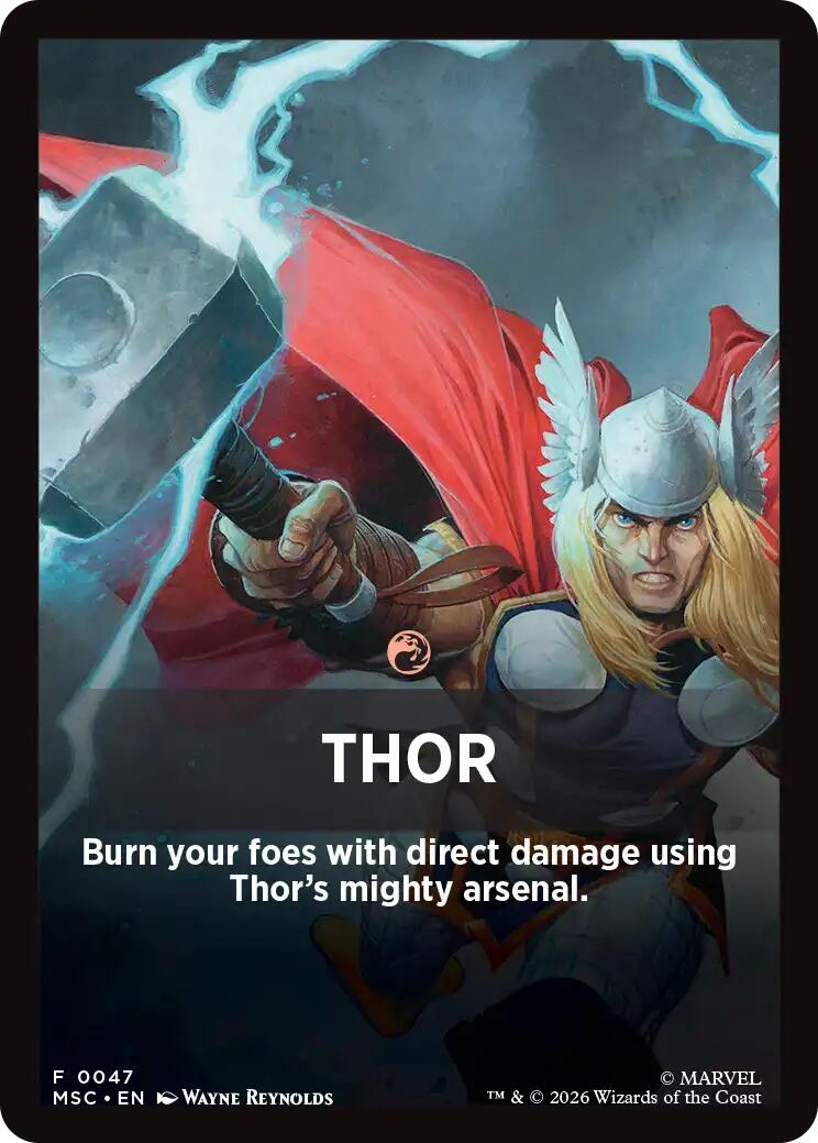 Thor Theme Card [Marvel Super Heroes Commander] | Devastation Store