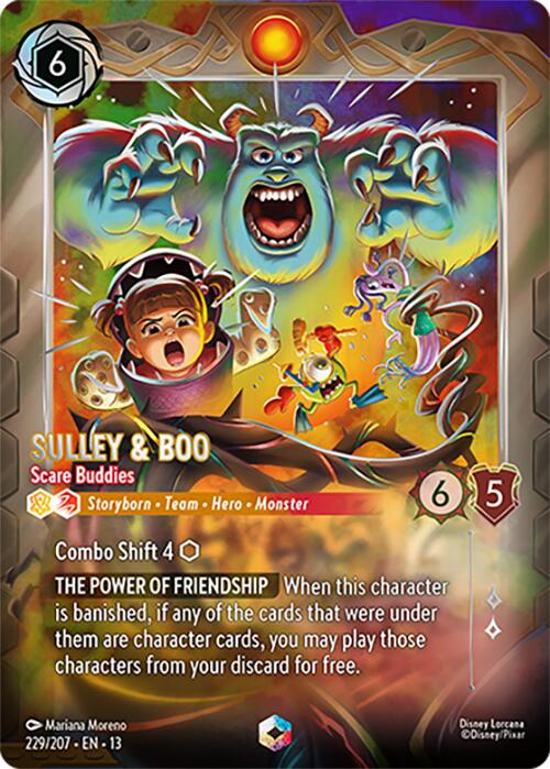 Sulley & Boo - Scare Buddies (Enchanted) (229/204) [Attack of the Vine!] | Devastation Store